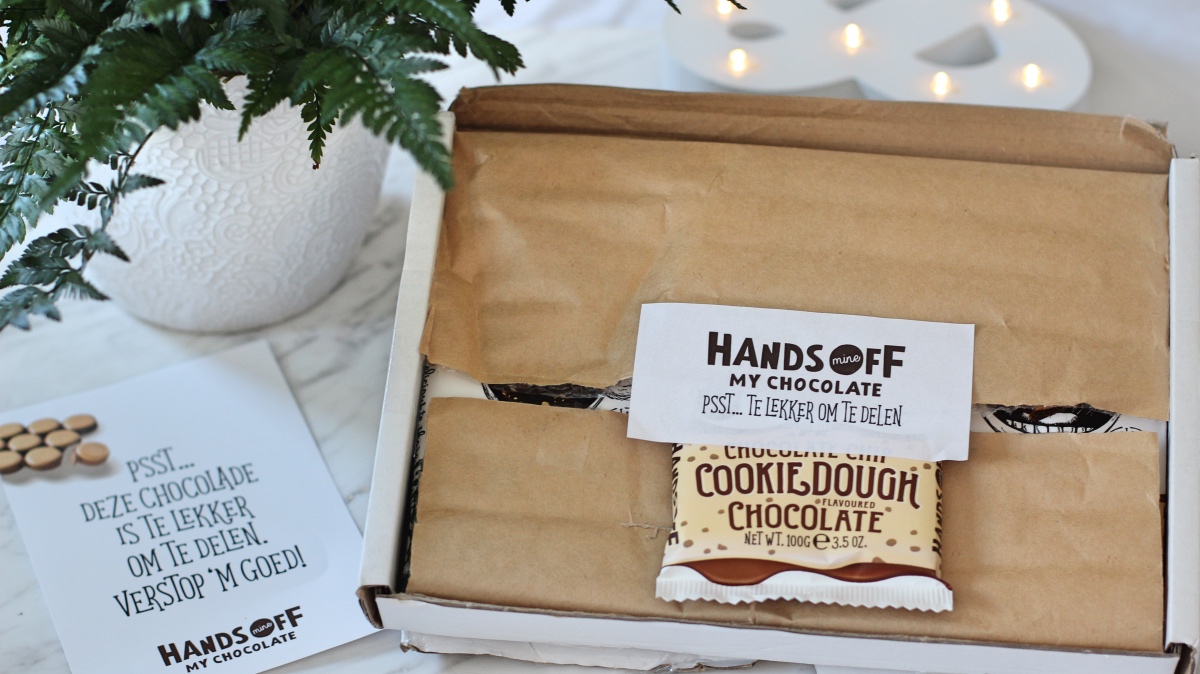 Hands off my chocolate | Cookie dough & hazelnut seasalt